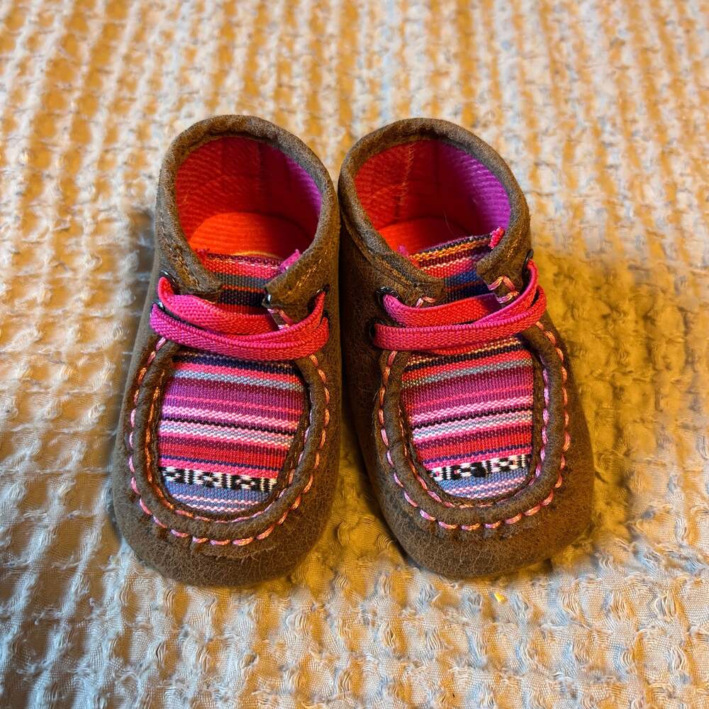Ariat Lil' Stompers Infant Girls Aurora Serape Casual Shoes